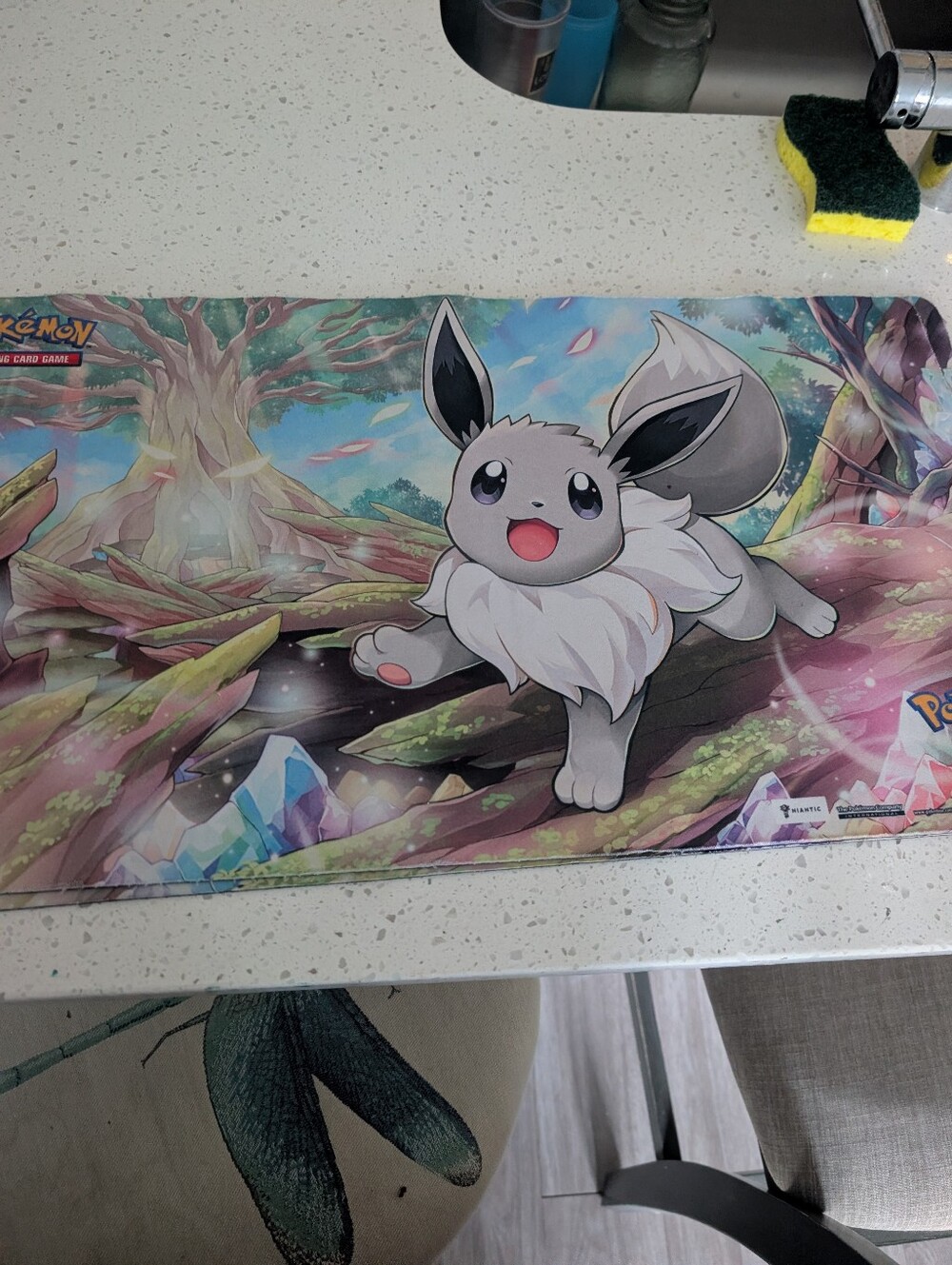 Eevee Playmat Pokemon GO- GENTLY USED